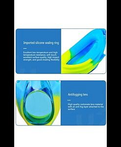 High quality swimming goggles with adjustable band for adult and kids