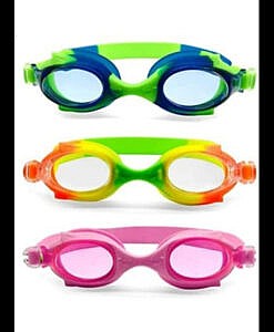 High quality swimming goggles with adjustable band for adult and kids
