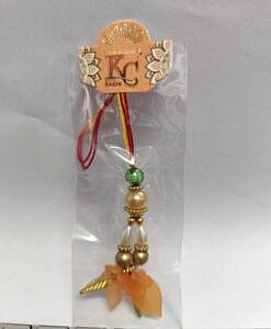 Orange petal lumba rakhi