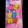 Cute 3D Barbie eraser set of 7