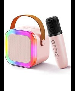 Portable colourful karaoke sound system