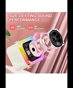 Portable colourful karaoke sound system