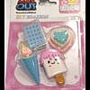 Cute ice cream eraser set of 4