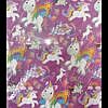 Unicorn print paper gift wrapping sheet