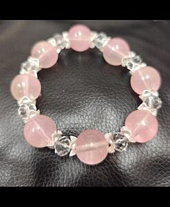 Beautiful Pink big beads bracelet