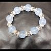Beautiful Powder Blue big beads bracelet
