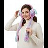 Candy colour bunny ear muffs with moving ears