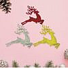 Raindeer Xmas decoration Christmas tree hangings set of 6