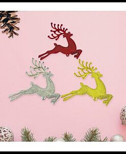 Raindeer Xmas decoration Christmas tree hangings set of 6
