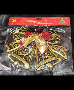 Golden Bells for Decorations Christmas Decorations