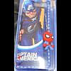 Captain America 2 Pockets pencil pouch with a hanging charm