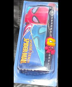 Spider Man 2 Pockets pencil pouch with a hanging charm