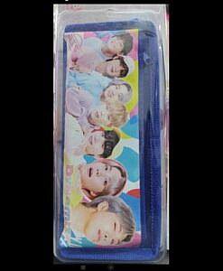 BTS 2 Pockets pencil pouch with a number lock