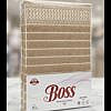 Beige full length cotton bath towel