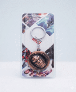 Copper rotating Thanos Face Avengers villion Key chain.