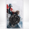 Thor 3 hammer rotating keychain (Silver)