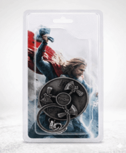 Thor 3 hammer rotating keychain (Silver)