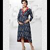 Designer Dhabu Print Cotton maternity dress