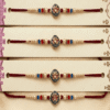 Blue kalash rakhi