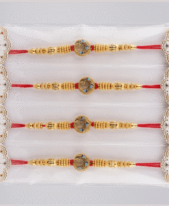 Round peacock rakhi